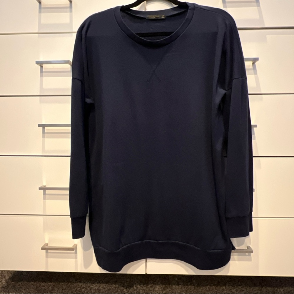 Bundle of 3 Tunic Sweatshirts Navy Blue/White/Burgundy